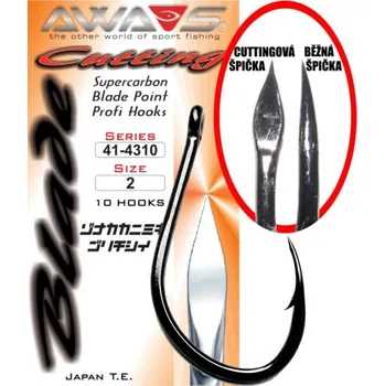 AWA-SHIMA Háček Cutting Blade 4310 10 ks - 4