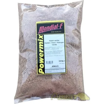 Návnadová surovina MONDIAL F Krmítková Směs Powermix 2.5 kg - vanilka (plotice, hnědá, sladká)