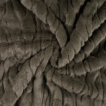 Umělá kožešina Soft – Zelená khaki