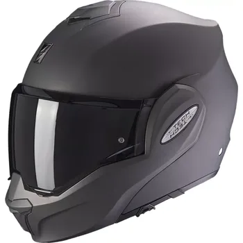 Helma na motorku Překlápěcí helma SCORPION EXO-TECH EVO solid (antracitová matná), vel. 2XL