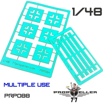 Plastikový model 77PROPELLER 1/48 SET Luftwaffe Balkenkreuze Late&Wing walkway