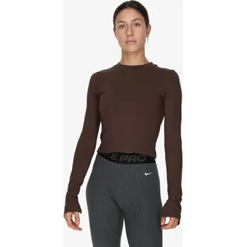 Dámské tričko Nike W NK ONE FITTED DF LS TOP NVTY M 1063549