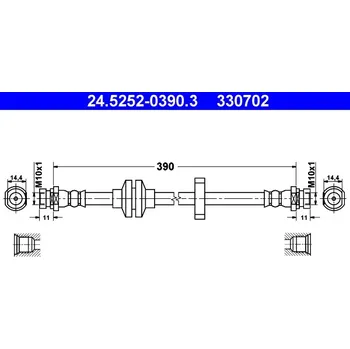 Brzdová hadice Brzdová hadice ATE 24.5252-0390.3