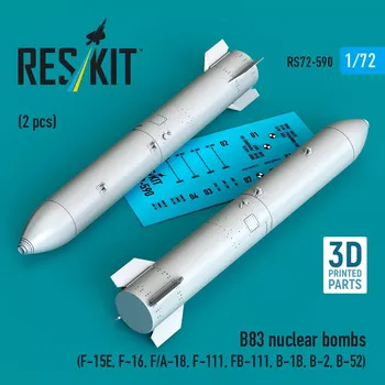 Plastikový model Reskit 1/72 B83 nuclear bombs (2 pcs.)