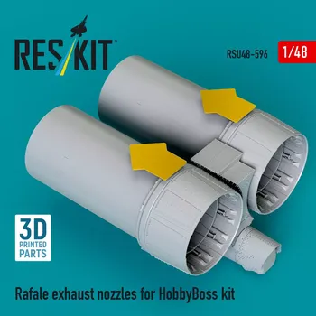 Plastikový model Reskit 1/48 Rafale exh. nozzles (HOBBYB)