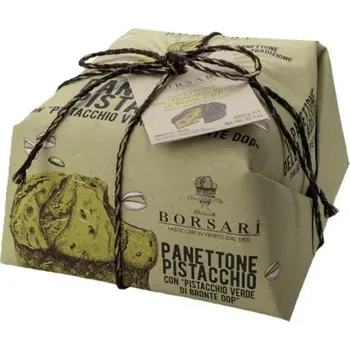 Trvanlivě pečivo Borsari Panettone s pistáciemi 1 kg