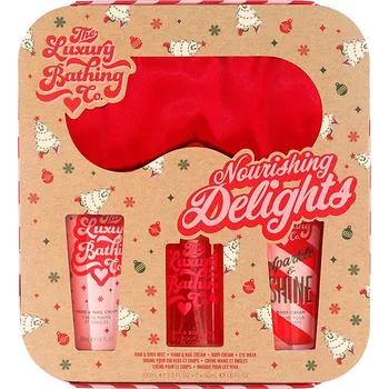 Kosmetická sada GRACE COLE Vánoční cukrovinky, Kakao & Vanilka s maskou na oči 200 ml