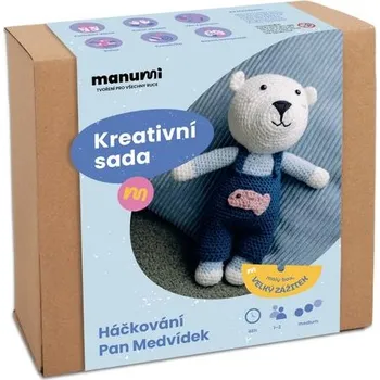 kreativní sada Manumi kreativní sada na háčkování pan Méďa