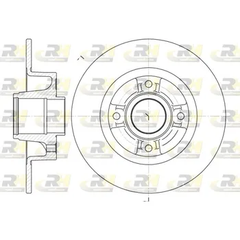 Brzdový kotouč Brzdový kotouč ROADHOUSE 6750.00