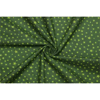 Bavlněné plátno - Vánoční vzor hvězdy