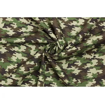 Bavlněné plátno - Maskáčový vzor / kamufláž