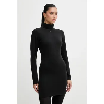 Dámské šaty Bavlněné šaty Tommy Jeans DW0DW21958 černá 99X, vel. M