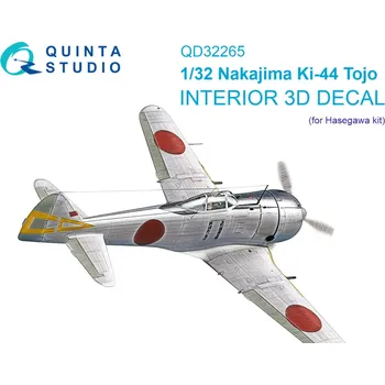 Plastikový model Quinta studio 1/32 Nakajima Ki-44 Tojo 3D-Print&col.Inter. (HAS)