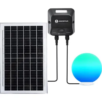 Venkovní osvětlení Aigostar-LED RGB Stm. ven. lampa MESH 35W/3,7V 4000mAh 2700-6500K IP65 pr. 30 cm