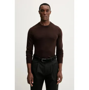 Pánský svetr Vlněný svetr Paul Smith M1R.238Z.P02093 hnědá 88X, vel. M