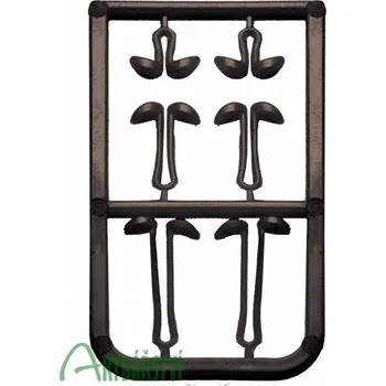 Boilies CARP ZOOM Zarážky na pelety Contour Hair 18ks