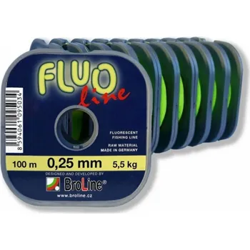BROLINE Vlasec Fluo Line - 0.35 mm (9.8 kg, 300m)