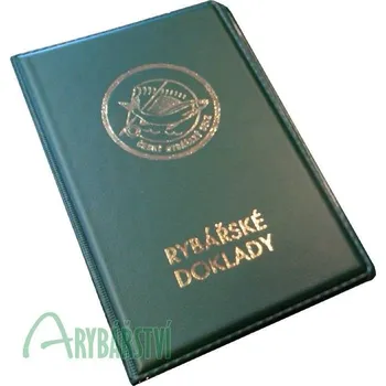 Pouzdro na rybářské vybavení ALBASTAR Obal na rybářské doklady s logem ČRS zelený