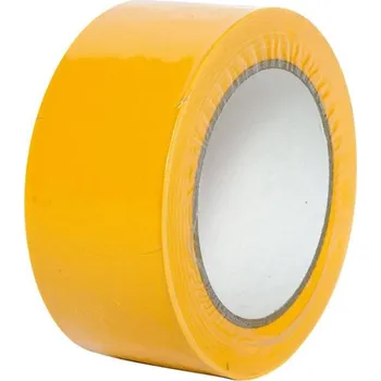 Lepicí páska Páska maskovací UV odolná, 50 mm x 33 m, vroubkovaná, žlutá