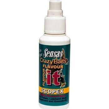 Návnadové aroma SENSAS Posilovač Crazy Bait FlavourIt 75 ml