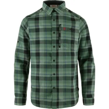 Pánská košile FJÄLLRÄVEN Fjällglim Shirt M, Deep Patina-Dark Navy (vzorek) velikost: L