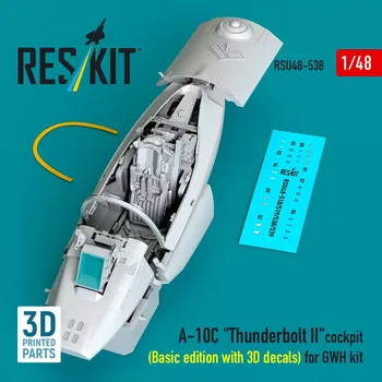 Plastikový model Reskit 1/48 A-10C Thunderbolt II cockpit (Basic ed.)(GWH)