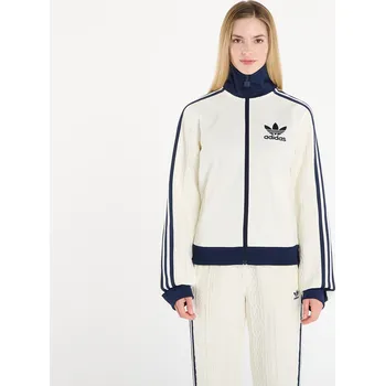 Pánská mikina Mikina adidas Knit Classic Track Top Off White XL