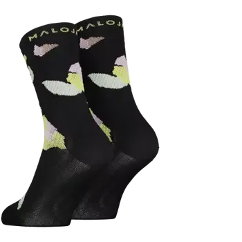 Pánské ponožky Maloja StenarM. ponožky Deep Black Fieldflower vel. 39/42