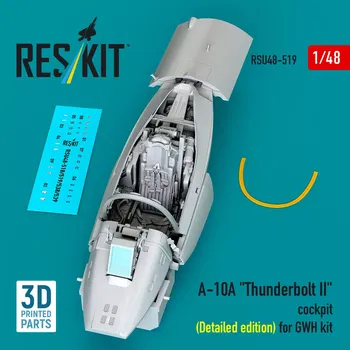 Plastikový model Reskit 1/48 A-10A Thunderbolt II cockpit (Detailed) (GWH)