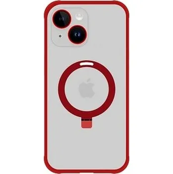 Pouzdro na mobilní telefon Tel Protect Magical Magsafe Stand Case pro Iphone 13 červený