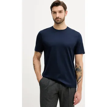 Pánské tričko Bavlněné tričko Tommy Hilfiger MW0MW41860 námořnická modř 59X, vel. XL