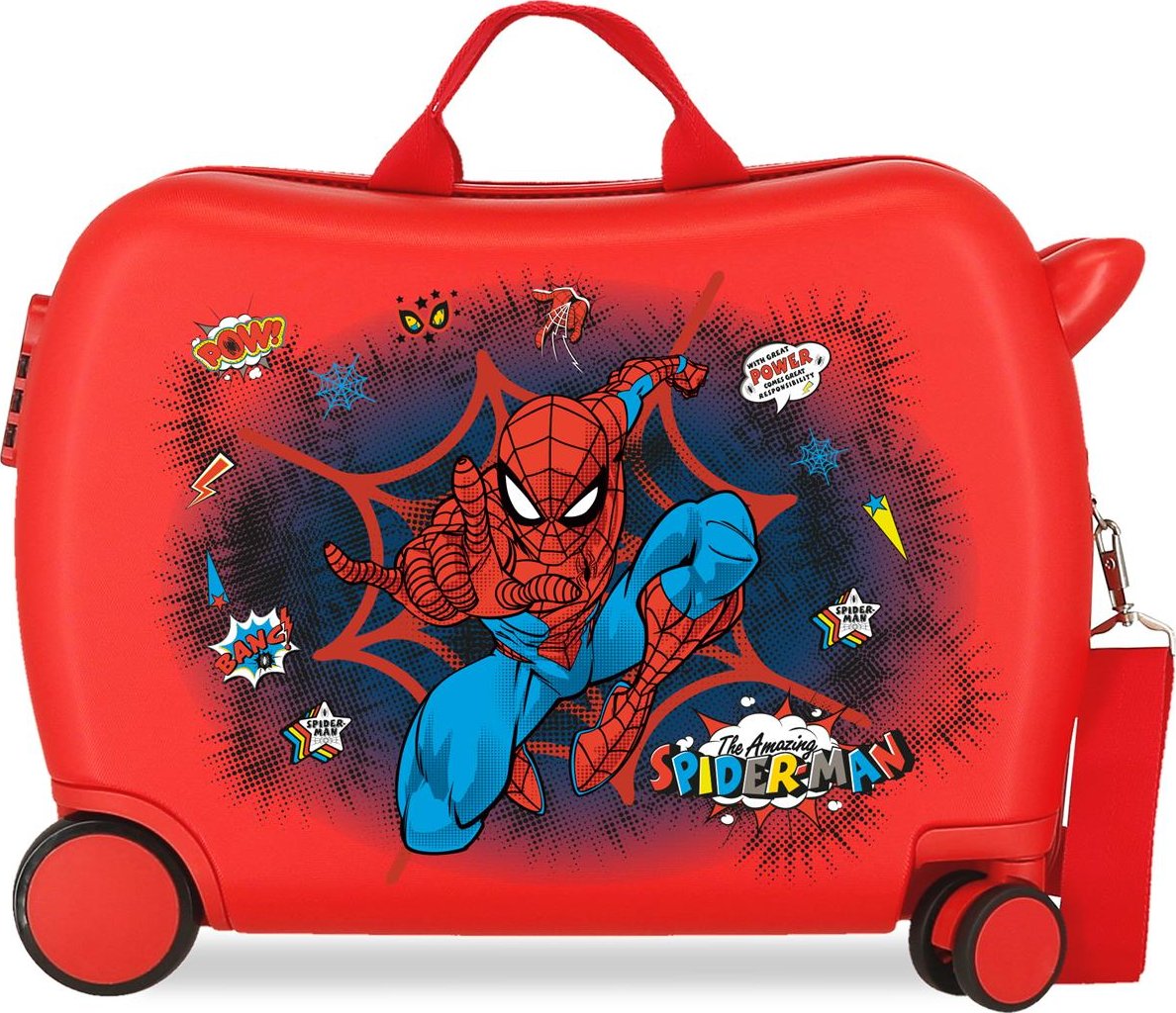 Joummabags Dětský kufřík na kolečkách Spiderman pop
