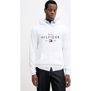 Dámská mikina Mikina Tommy Hilfiger MW0MW41427 bílá 00X, vel. XL