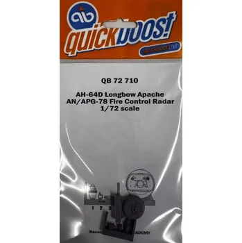 Plastikový model Quickboost 1/72 AH-64D Longbow AN/APG-78 fire control radar