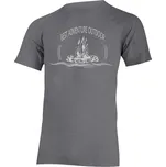 Lasting BAZIL pánské funkční triko se směsí bambus a merino vlna šedá M