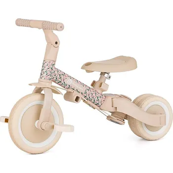 Dětské vozidlo PETITE&MARS - Dětská tříkolka 5v1 TURBO LIMITED Pink Meadow