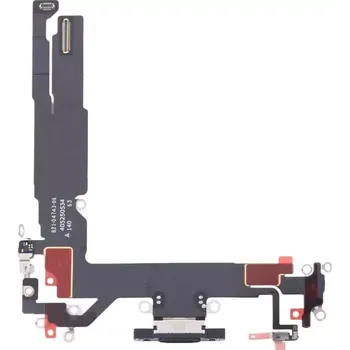 Flex iPhone 16 nabíjecí konektor black