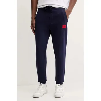 Bavlněné tepláky HUGO Doak212 modrá barva, 50447963 59A, vel. XL