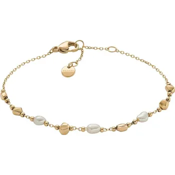 Náramek Skagen Pozlacený náramek s perlami Agnethe SKJ1880710 + 2 měsíce na vrácení zboží