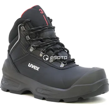 Pracovní obuv UVEX 3 Quatro S3 ESD černá pánská pracovní obuv 42