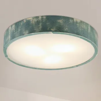 Brilagi - Stropní svítidlo PINO 3xE27/15W/230V borovice/zelená pr. 47,5 cm