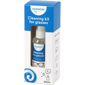 Vyšetřovací rukavice EyeWear Sada na čištění brýlí – sprej 80ml + utěrka - 1ks