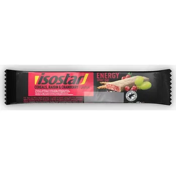 ISOSTAR Energy sport bar tyčinka brusinka 40g