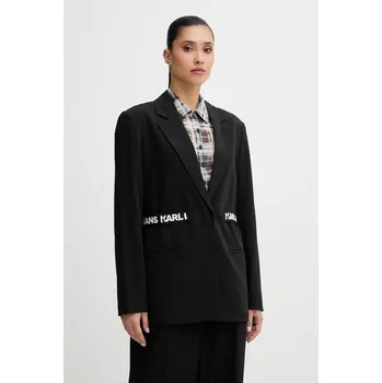 Dámské sako Sako Karl Lagerfeld Jeans černá barva, B1W14024 99X, vel. XL