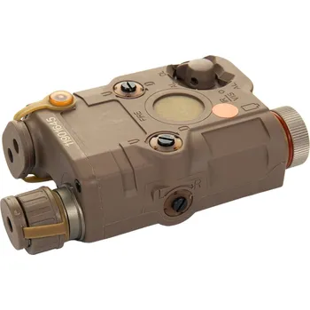FMA FMA AN/PEQ15 LA-5 upgrade verze (LED svítilna, červený / IR laser) - Písková