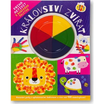 omalovánky Království zvířat - Kniha aktivit s barevnou paletou