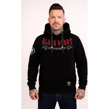 Pánská mikina Mikina BLACK HEART LOCKER ONE Barva: Černá, Velikost: XL