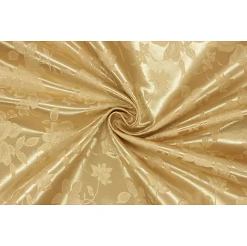 Brokát žakár - Okrově zlatý