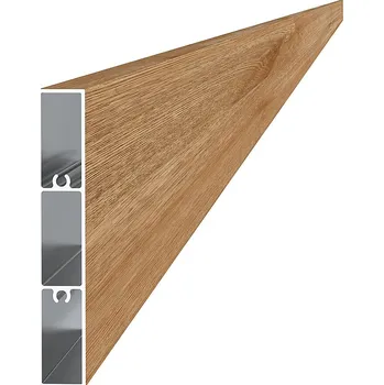 Stavební profil Hliníkový profil - buk 100x16mm, AL-WD10016-BK-6