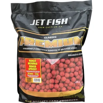 JET FISH Premium Classic Boilie 20mm 5 kg - Mango Meruňka